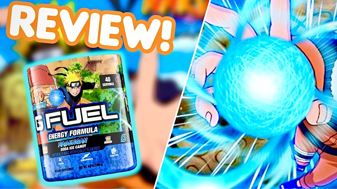 G FUEL Naruto Rasengan Flavor REVIEW!