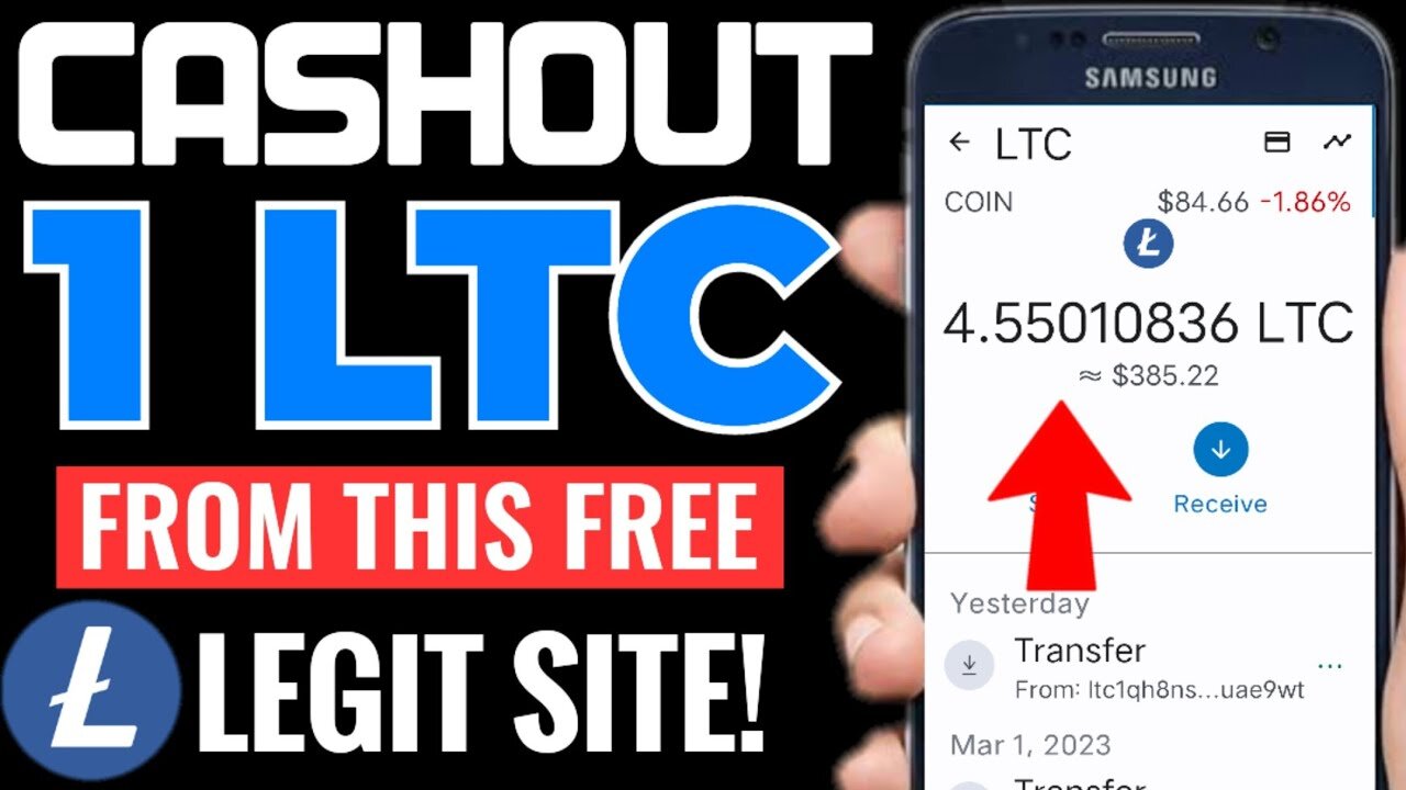 CASHOUT Free 1 LITECOIN From This Mining Site + Payment Proof (Free LTC mining site)