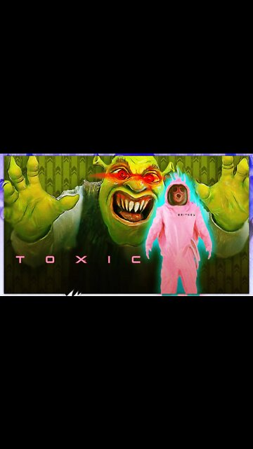 Toxic Britney Spears but it never starts -Running from Shrek in the backrooms Pink Hazmat ☣️#shorts