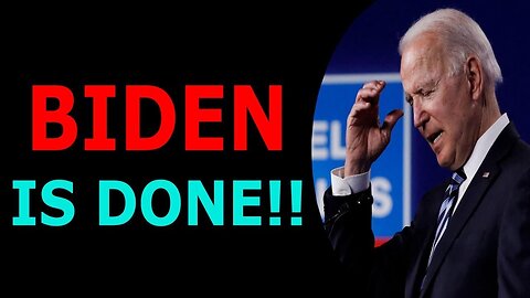 BIDEN IS DONE EXCLUSIVE UPDATE OF JUNUARY 16, 2023