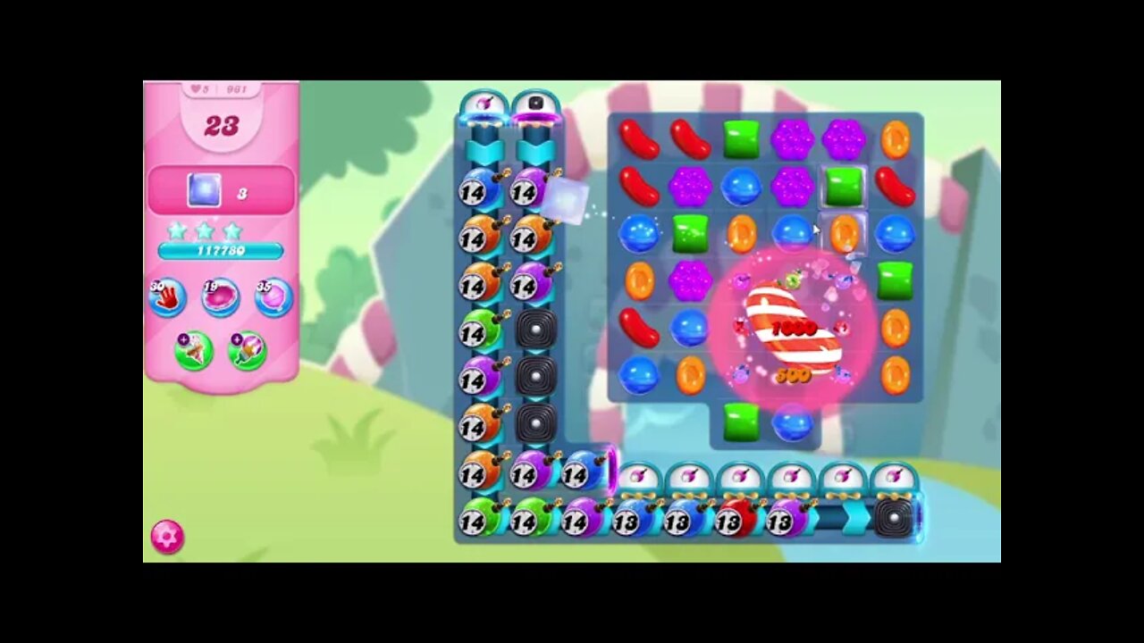 Candy Crush Saga Level 961