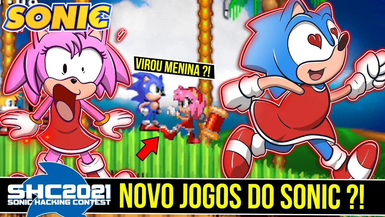 Sonic virou Menina ?! - os 12 Novos Jogos do Sonic 😵| Rk Play