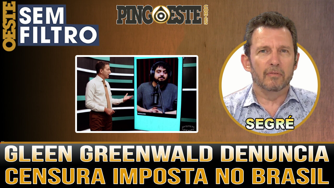 GLEEN GREENWALD entrevista Monark e denuncia censura no Brasil [GUSTAVO SEGRÉ]