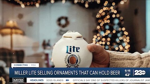 Miller creates Christmas ornaments you can drink from