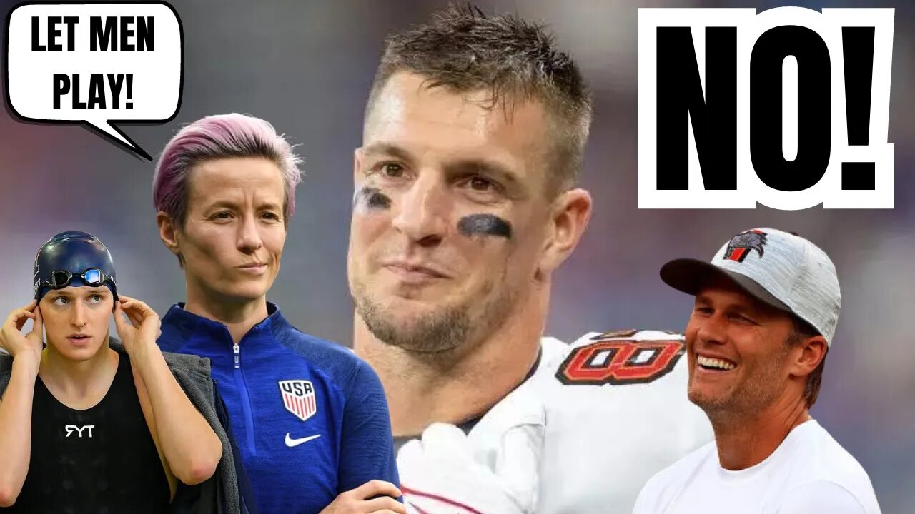 Rob Gronkowski Just ENDED Megan Rapinoe & Lia Thomas! NFL Legend SKULL CRUSHES Men in Women's Sports