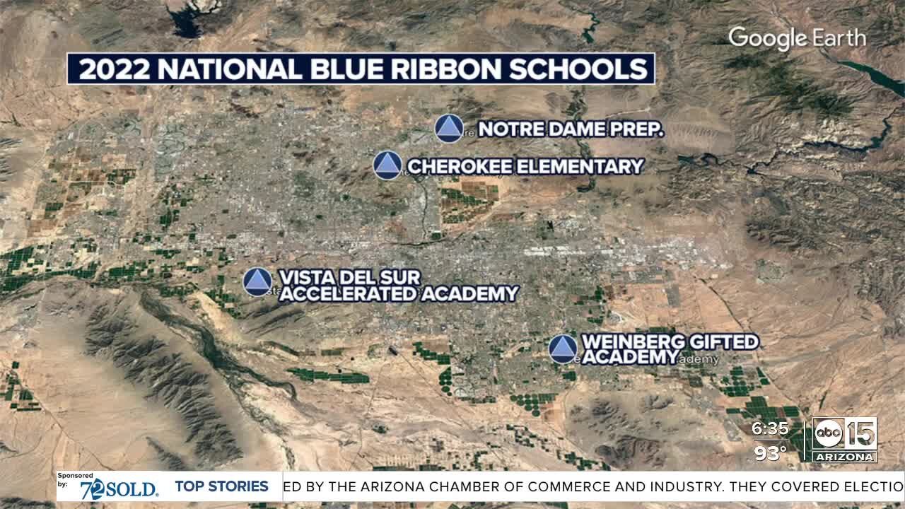 6 Arizona schools awarded the 2022 National Blue Ribbon School honor