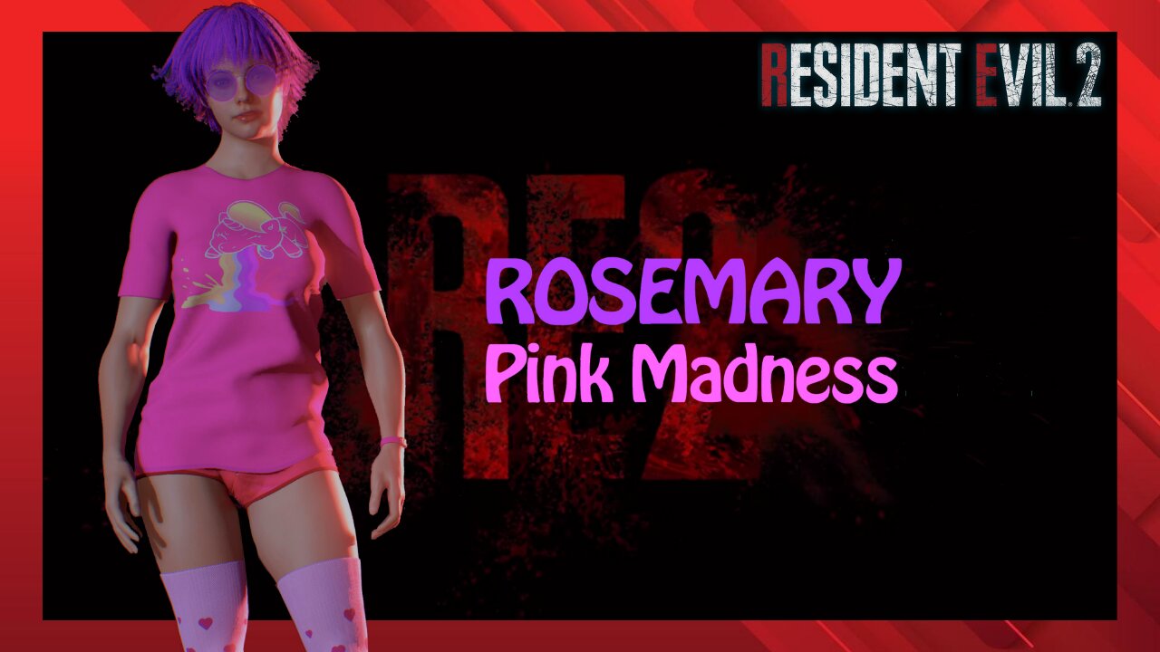 RESIDENT EVIL 2 REMAKE - ROSEMARY PINK MADNESS