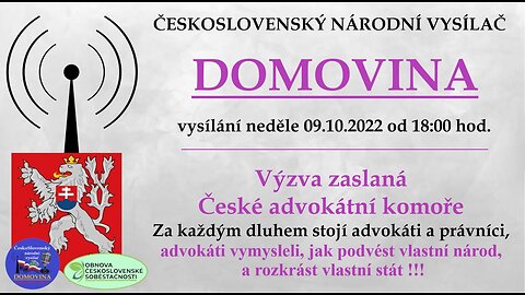 Výzva České advokátní komoře | vysílání 09.10.2022