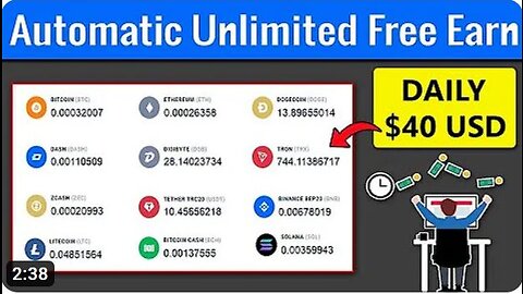 EARN DAILY AUTO FREE CRYPTOCURRENCY USING THIS WEBSITE No Mining Required