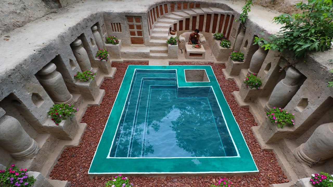 Unbelievable! Build Most Amazing Simple Underground Temple Living of the king