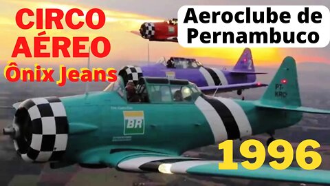 [ VÍDEO RARO ] Esquadrilha Ônix Jeans no Aeroclube de Pernambuco, em 1996 #avião #aviação