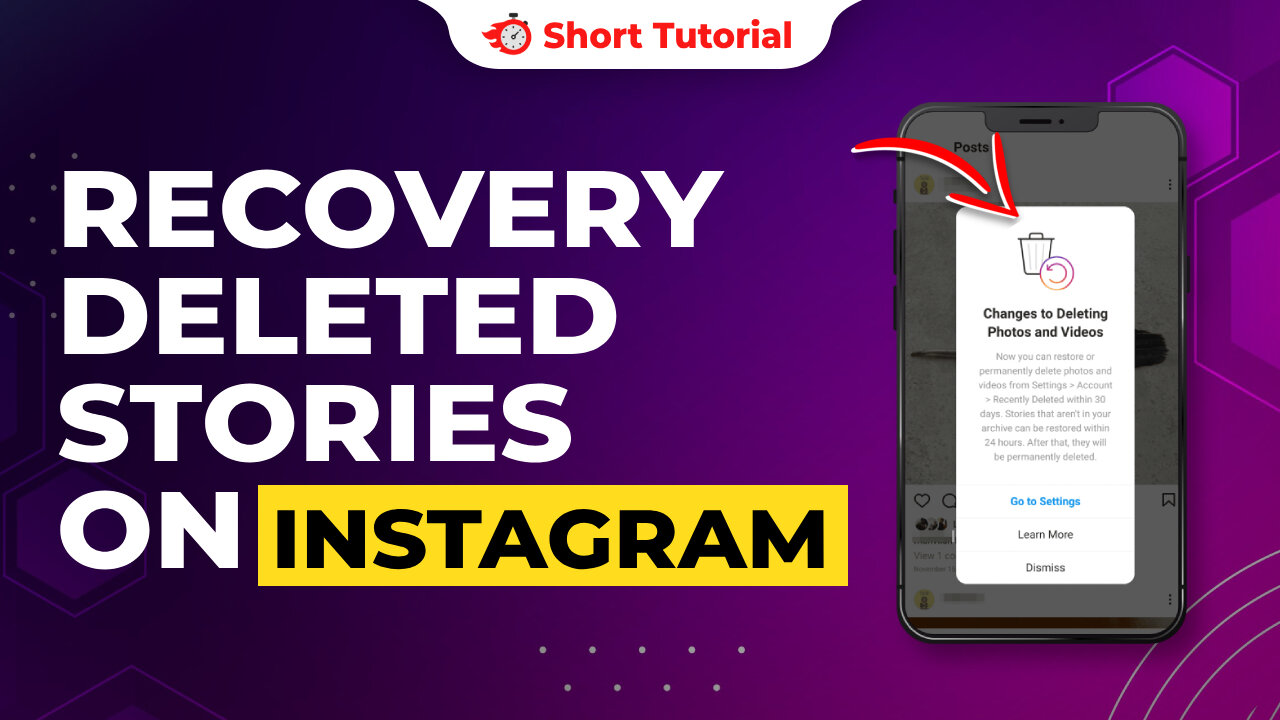 How to recover deleted Instagram stories