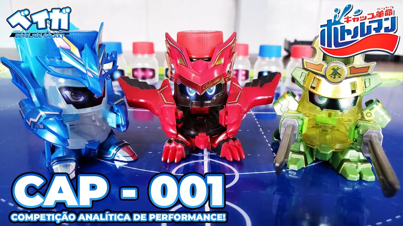 CAP 001 - COLAMARU, AQUASPORTS e GYOKUROCK - Bottleman キャップ革命ボトルマン