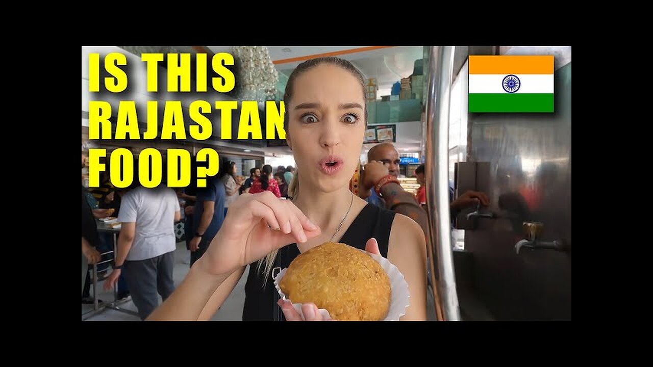 Eating Rajasthani food for an Entire Day _ Jaipur 🇮🇳