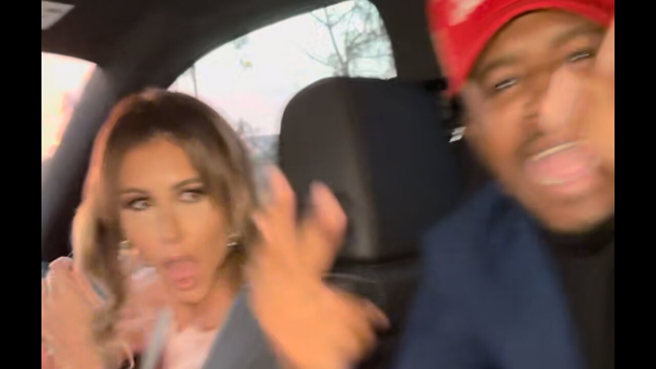 Me and Trumps Lawyer Alina Habba jamming in the car! The media won’t like this.