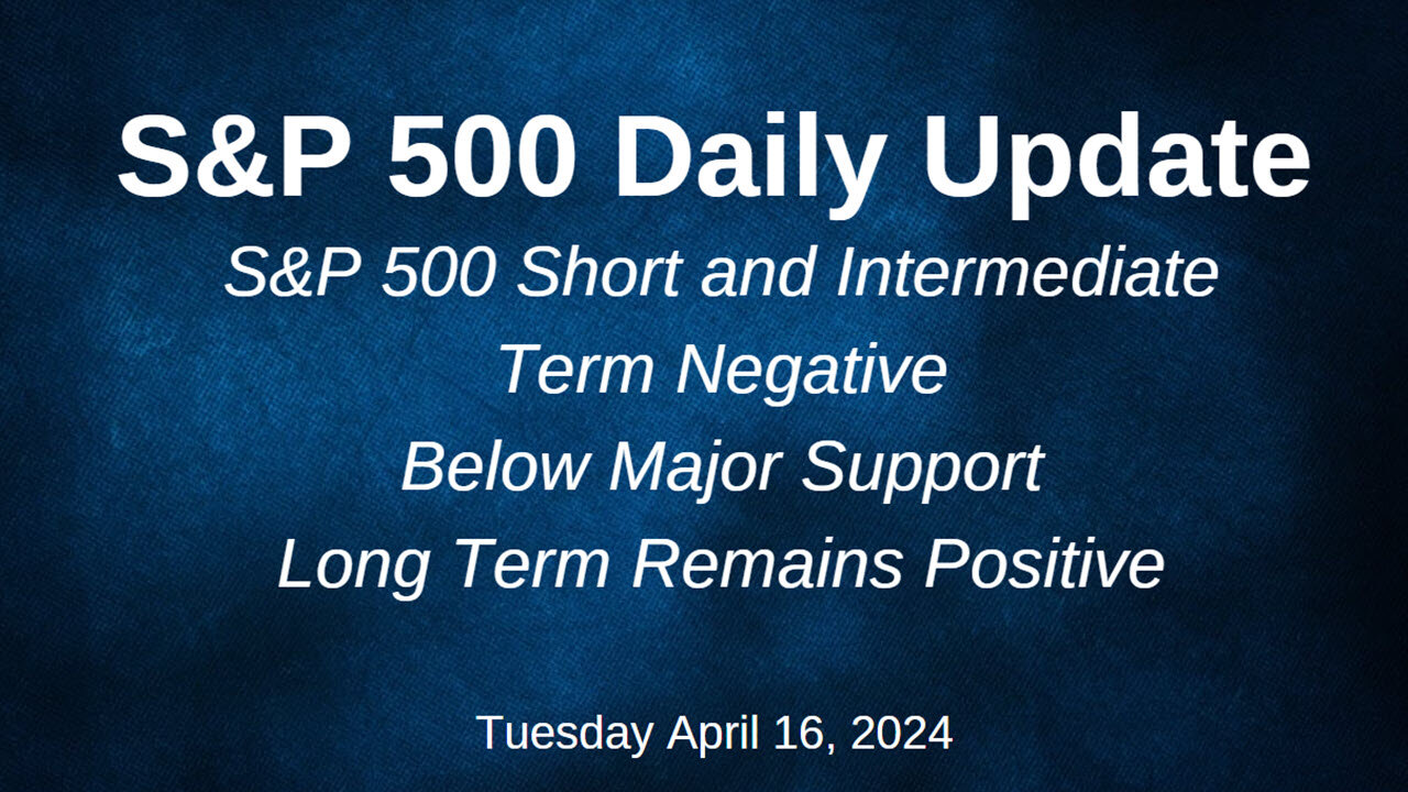 S&P 500 Daily Market Update for Tuesday April 16, 2024