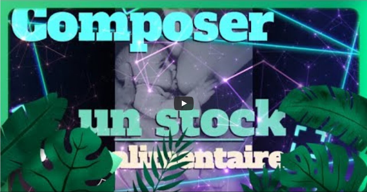 Comment composer un stock alimentaire de base