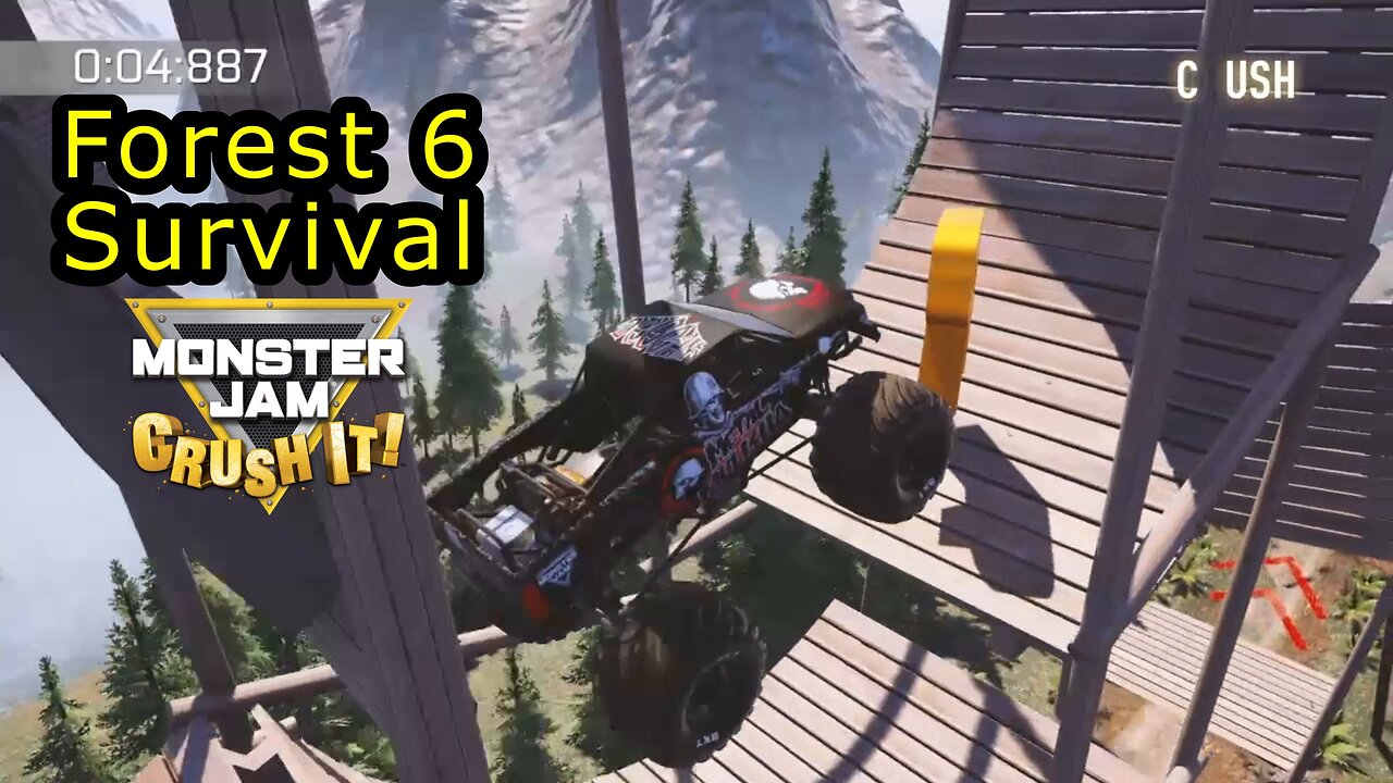 Monster Jam Crush It!: Hill Climb: Forest 6 Survival