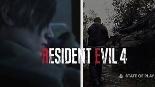 RESIDENT EVIL 4 REMAKE OFFICIAL TRAILER PlayStation State of Play 2022!!!!!!!