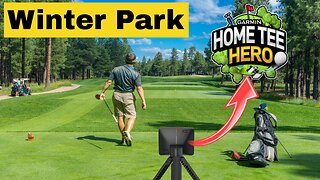 Winter Park - 9 Hole Sim Golf Course Vlog on the Garmin Approach R10 Launch Monitor Simulator #top50