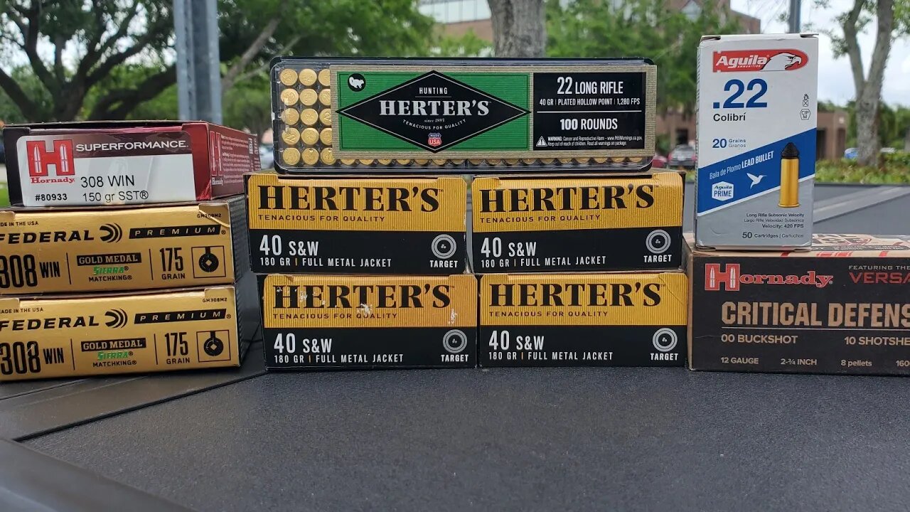 308 match options. More Colibri. 22LR torture test coming soon ...
