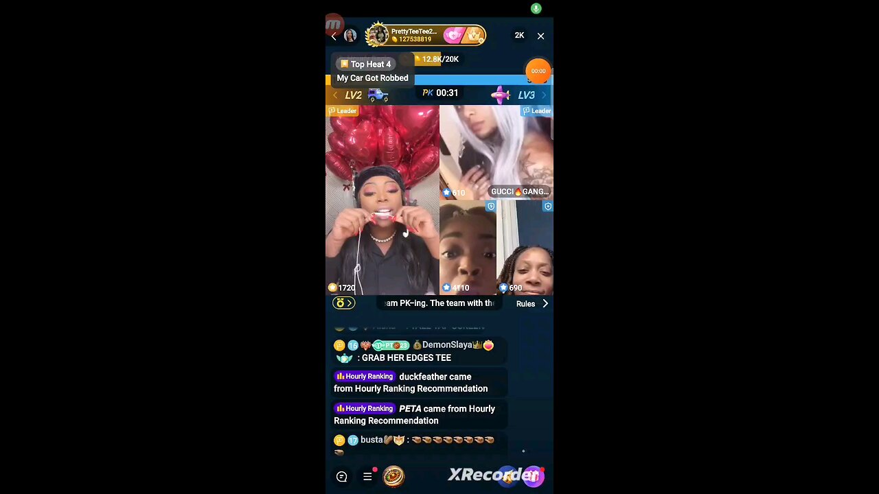Prettyteetee and Liyah Battle Royle.