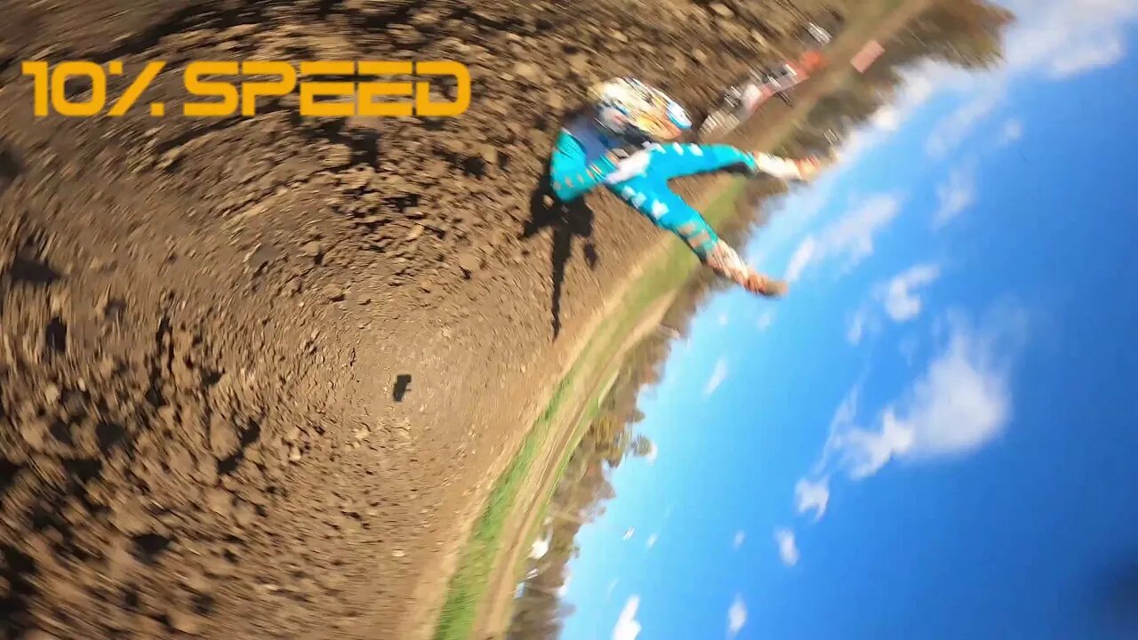 Brandon's Crash at Mason Motocross (SLOW MOTION)