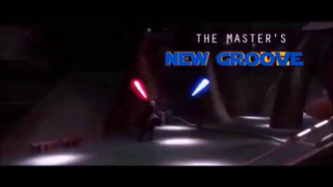 The Masters New Groove (Meme of Star Wars and The Emperors New Groove)