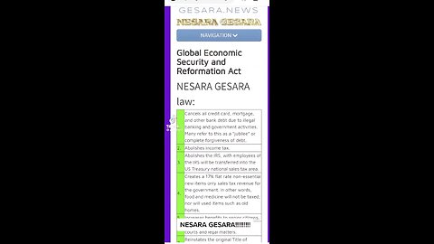 What is NESARA?