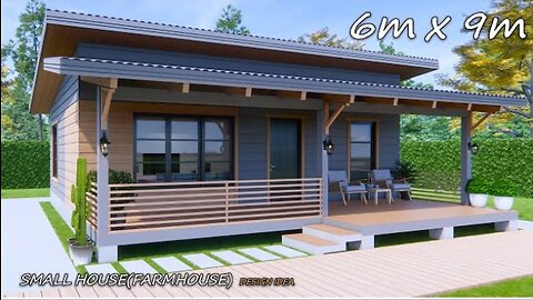 Beautiful Tiny House | House Design (Farm house ) 6m x 9m