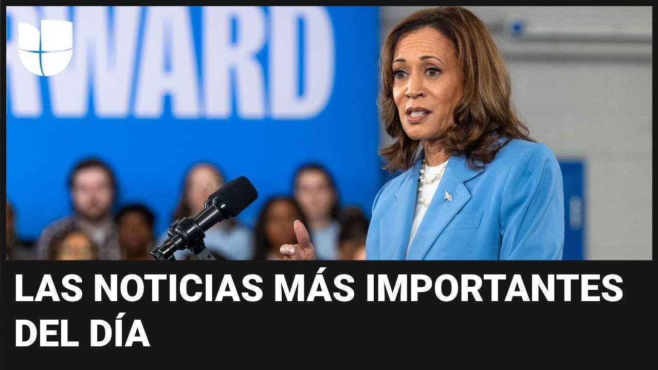 Kamala Harris presenta su plan económico: las noticias más importantes en cinco minutos