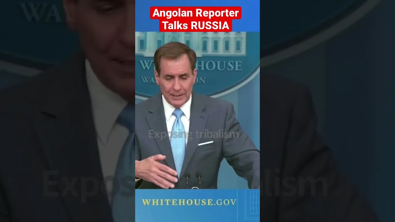 Angolan reporter grills John on Russia sanctions