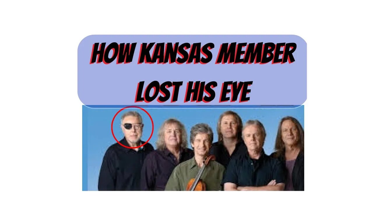 How Kansas Guitarist Lost His Eye and other facts #rock #music #rockstar #legend