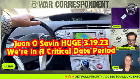 Juan O Savin HUGE 3.19.23 > We're In A Critical Date Period