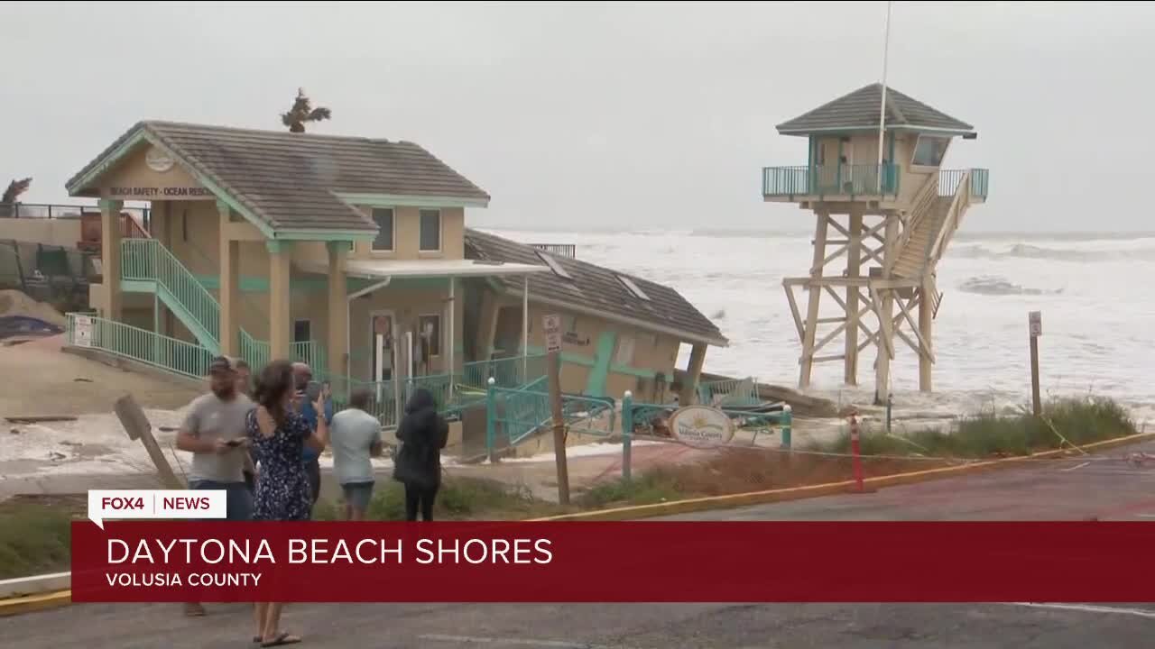 Footage of Nicole's impact along Florida's east coast