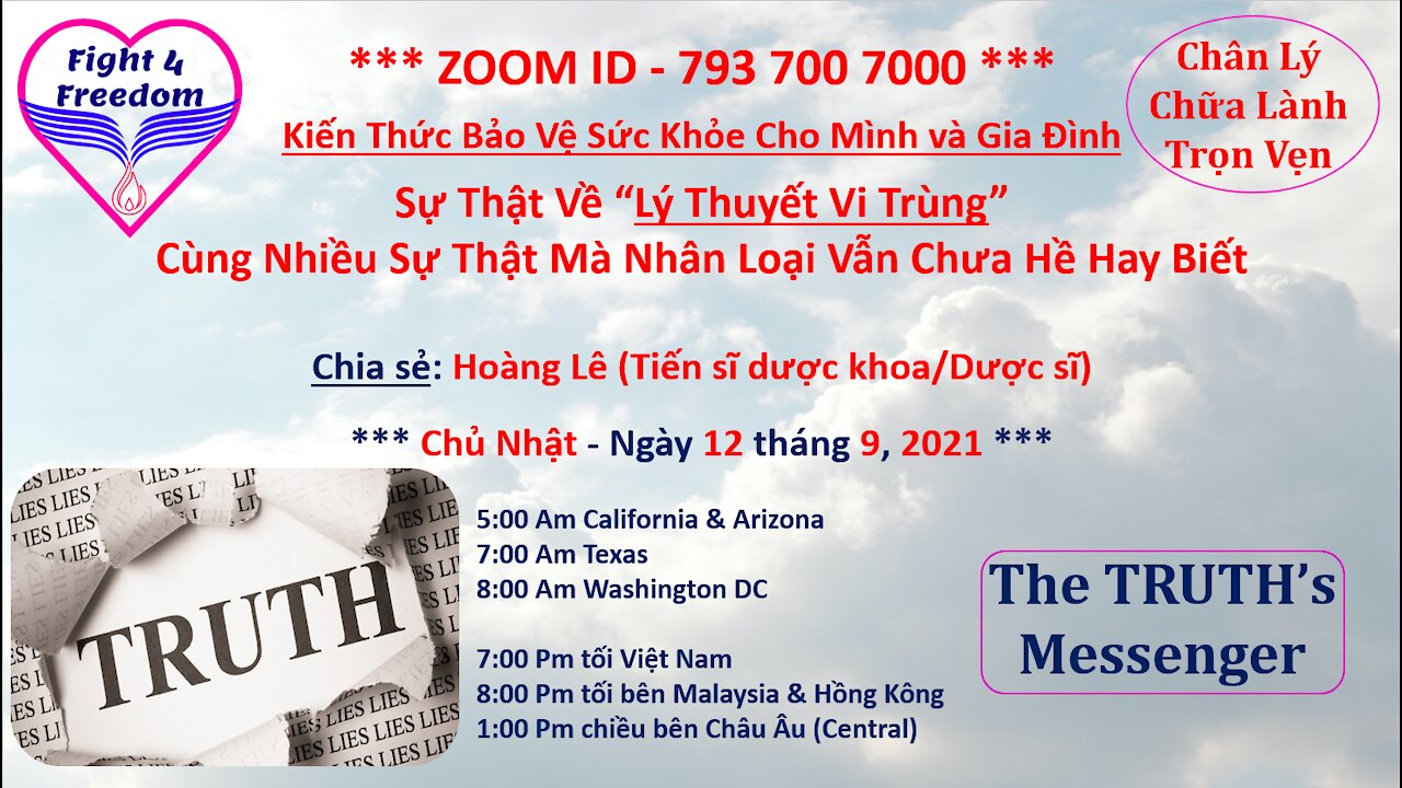VIDEO 4 - SỰ THẬT VỀ “LÝ THUYẾT VI TRÙNG”