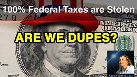 ARE WE DUPES_ 100% Federal Income Tax is Stolen from the People w_ former IRS Agent Dr. Jackson