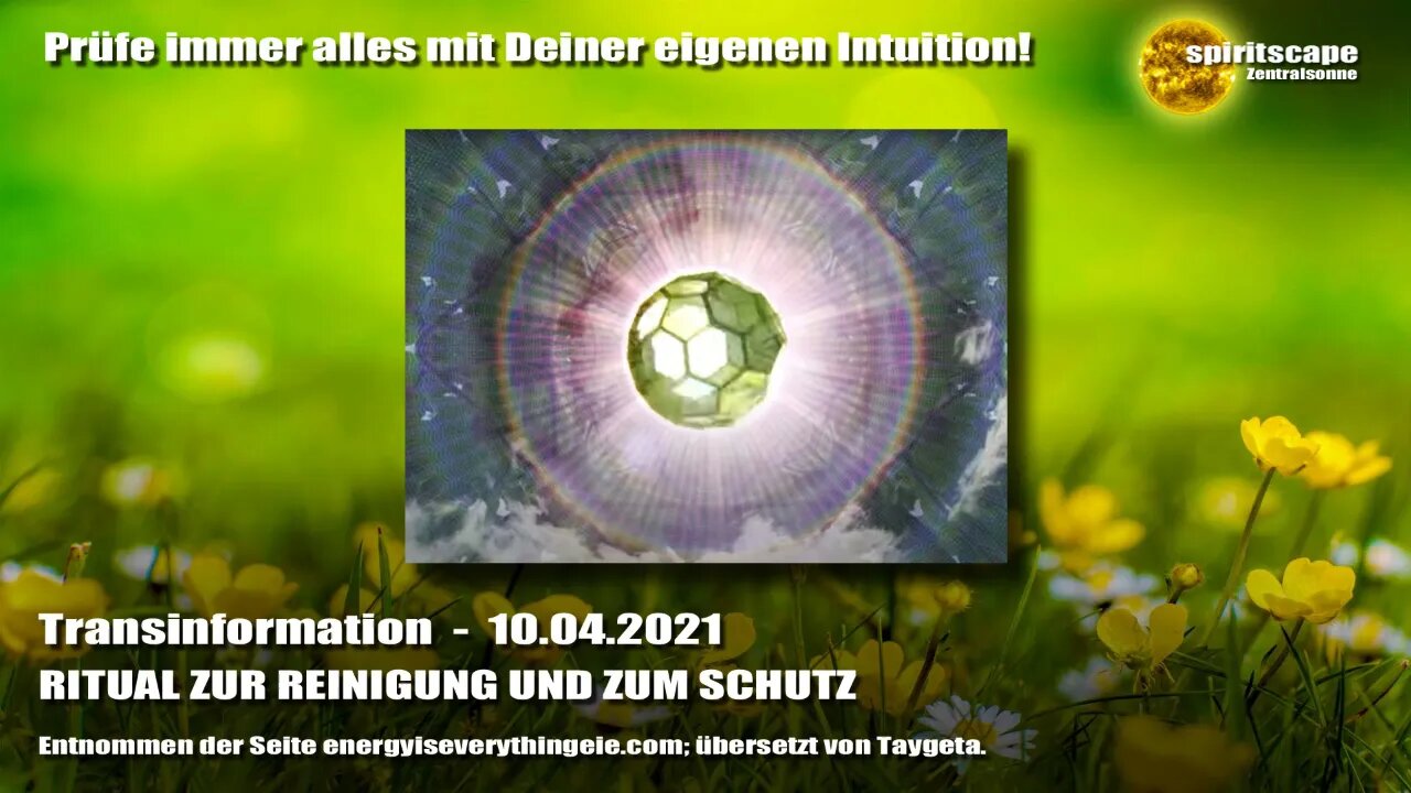 RITUAL ZUR REINIGUNG UND ZUM SCHUTZ