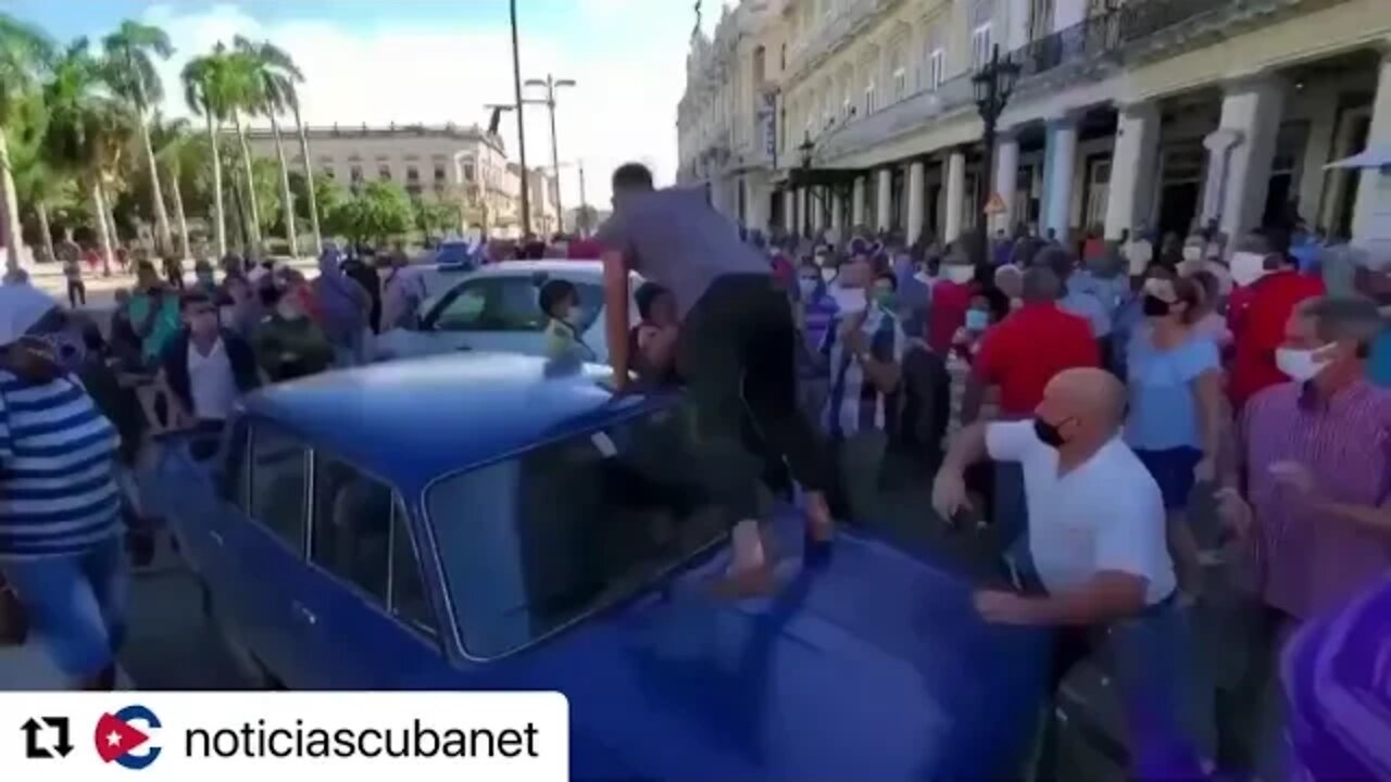 Cuba 🇨🇺 Violent Castro Mob