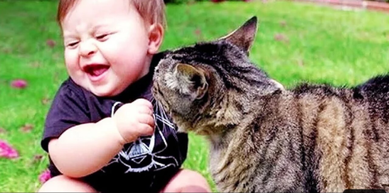 Cutest Babies Play With Dogs And Cats Compilation || Cool Peachy part 12