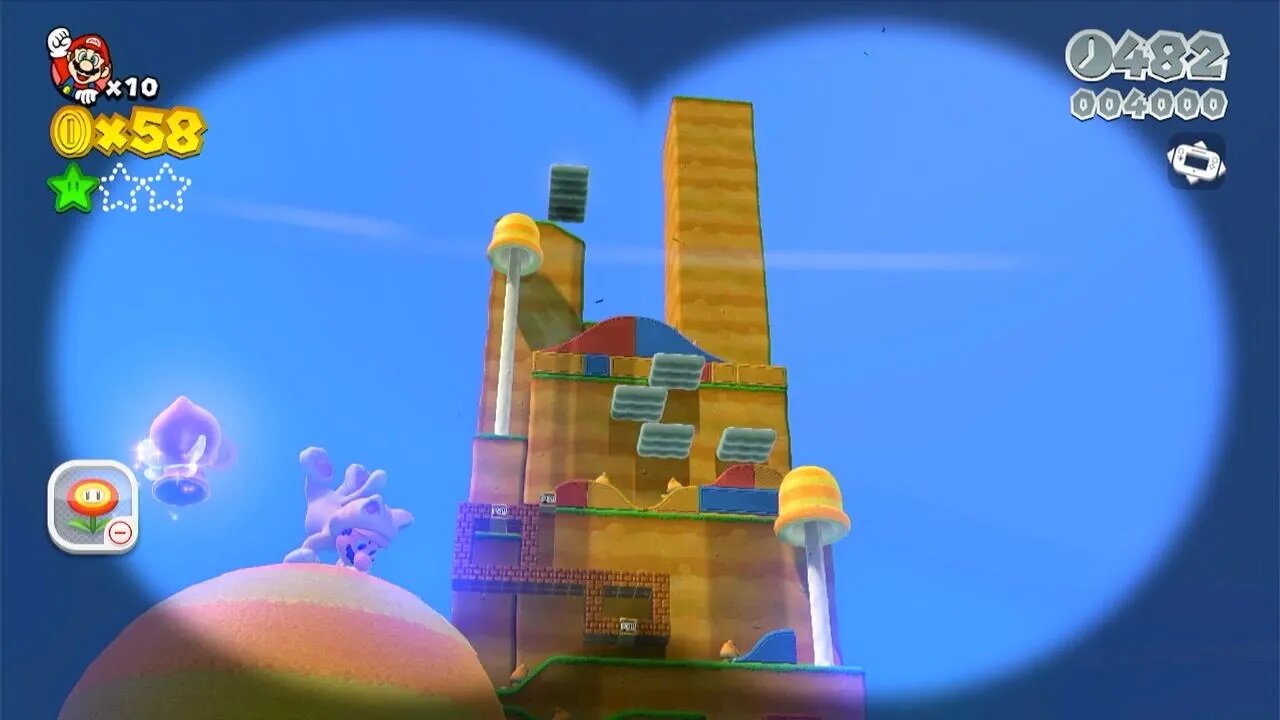 Super Mario 3D World | World 1-A and 1-3 - Chargin' Chuck Blockade and Mount Beanpole | Episode 3