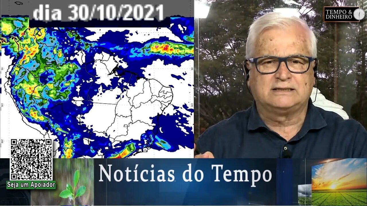 Tempo abre no Sul/Sudeste e chuvas sobem para o Matopiba. Mas nova frente entra na virada da semana