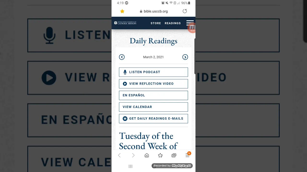 Jesus is our Savior/ Bible reading March 2 / 2021