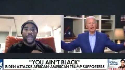 "YOU AIN'T BLACK" Joe Biden Says If You're African American And You Don't Support Him