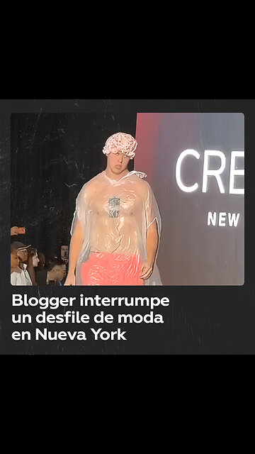 ‘Youtuber’ se cuela en una pasarela en la Semana de la Moda de Nueva York