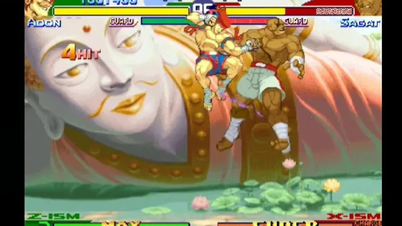 Street Fighter Zero 3 Upper - Adon (Z-ISM) - Nível 8/Expert - No Continues