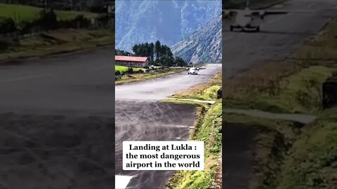 Dangerous Mountain Airport Lukla #trending #short #viral #entertainment