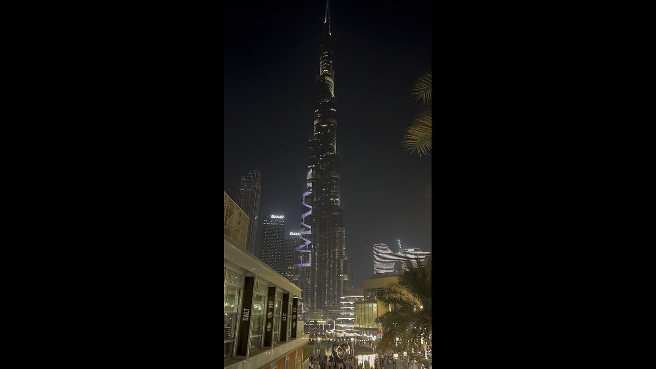 Burj khalifa light Show