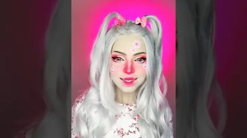 Kawai Makeup Transformation #shorts #kawaiigirl #tiktokviral