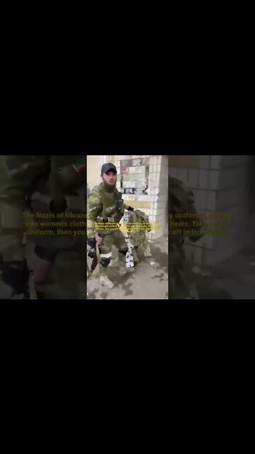 Ukraine Nationalist Throwing Away Their Military Uniforms